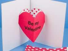 65 How To Create Pop Up Card Templates Valentine Photo with Pop Up Card Templates Valentine