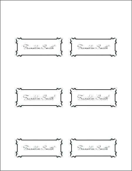 65 How To Create Tent Place Card Template 6 Per Sheet Download With Tent Place Card Template 6 Per Sheet Cards Design Templates