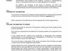 65 Online Agm Meeting Agenda Template Layouts with Agm Meeting Agenda Template