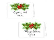 65 Online Holiday Place Card Template Word Formating by Holiday Place Card Template Word