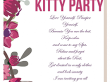 65 Online Invitation Card Format For Kitty Party for Ms Word by Invitation Card Format For Kitty Party