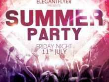 Summer Party Flyer Template Free