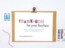 65 Online Thank You For Your Purchase Card Template Maker by Thank You For Your Purchase Card Template