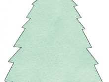 Christmas Card Tree Template