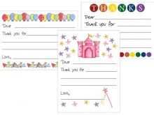 65 Printable Thank You Card Template Child by Thank You Card Template Child