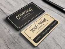 65 Printable Vintage Name Card Template For Free with Vintage Name Card Template