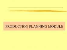 65 Production Planning Procedure Template Maker with Production Planning Procedure Template