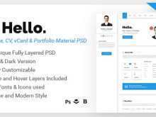 Vcard Psd Template Free