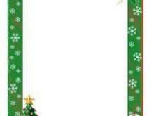 65 Standard Christmas Card Border Template Free for Ms Word with Christmas Card Border Template Free