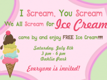 65 Standard Ice Cream Party Flyer Template Formating by Ice Cream Party Flyer Template