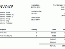 65 Standard Invoice Template For Freelance Work Now for Invoice Template For Freelance Work