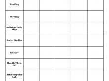 65 Student Class Schedule Template Download with Student Class Schedule Template
