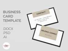 65 Visiting Business Card Template Docx in Photoshop by Business Card Template Docx