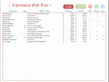 66 Adding Christmas Card List Template Excel Templates for Christmas Card List Template Excel