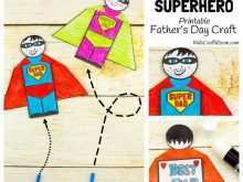 66 Adding Superhero Father S Day Card Template in Word with Superhero Father S Day Card Template