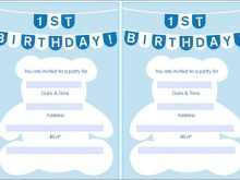 66 Best 1St Birthday Card Template Word in Word with 1St Birthday Card Template Word