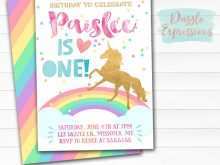 66 Best Unicorn Invitation Card Template Free in Photoshop by Unicorn Invitation Card Template Free