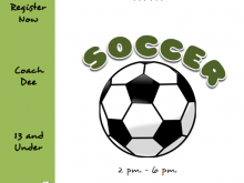 66 Blank Free Soccer Flyer Template in Word for Free Soccer Flyer Template
