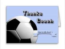 66 Create Soccer Thank You Card Template Formating with Soccer Thank You Card Template