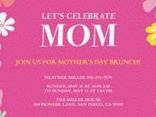 66 Creating Mother S Day Invitation Card Template in Photoshop for Mother S Day Invitation Card Template