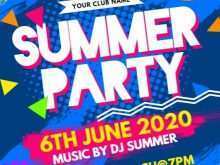 66 Creating Summer Party Flyer Template Free Formating for Summer Party Flyer Template Free