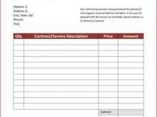 66 Creative Blank Contractor Invoice Template Templates for Blank Contractor Invoice Template