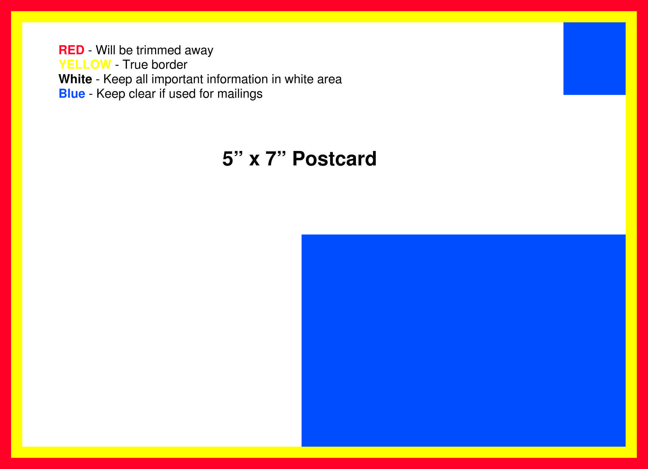 Usps 5 X 7 Postcard Template Cards Design Templates