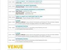 66 Customize 3 Day Conference Agenda Template Formating by 3 Day Conference Agenda Template