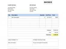 66 Customize Blank Invoice Template Microsoft Excel for Ms Word with Blank Invoice Template Microsoft Excel