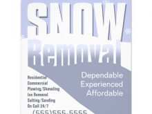 66 Customize Free Snow Plowing Flyer Template Templates by Free Snow Plowing Flyer Template