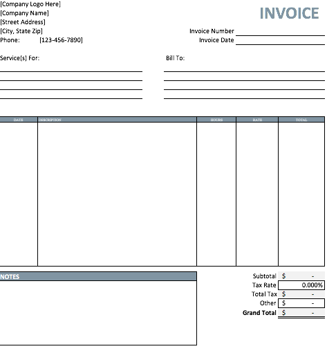 generic invoice template pdf cards design templates