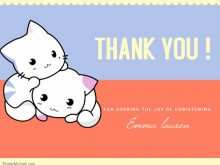 66 Customize Our Free Cute Thank You Card Template Maker for Cute Thank You Card Template