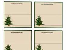 66 Customize Our Free Place Card Template For Christmas Formating by Place Card Template For Christmas