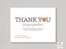 66 Customize Our Free Thank You For Your Purchase Card Template Free in Photoshop for Thank You For Your Purchase Card Template Free