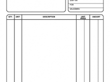 66 Format Blank Service Invoice Template Pdf Now for Blank Service Invoice Template Pdf