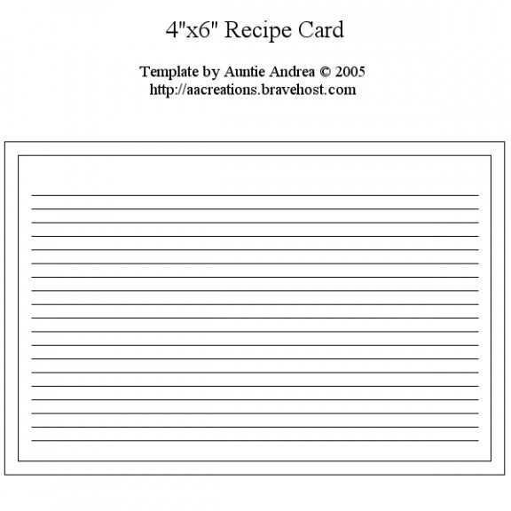 66 Free Printable 4X6 Index Card Template Free Now for 4X6 Index Card Template Free