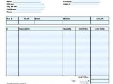 66 Free Printable Car Repair Invoice Template Excel Templates for Car Repair Invoice Template Excel