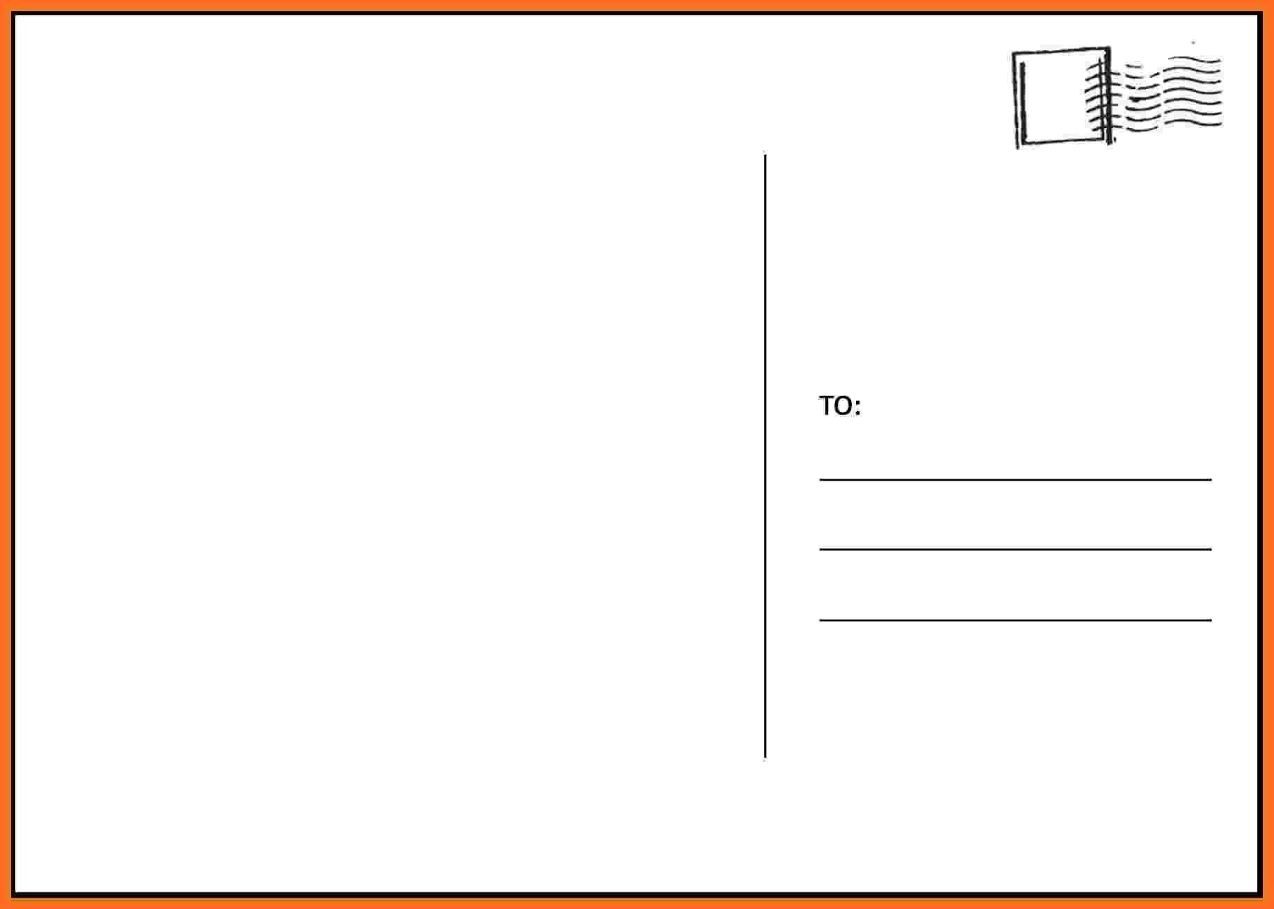 66 Free Printable Postcard Template For Google Docs PSD File by