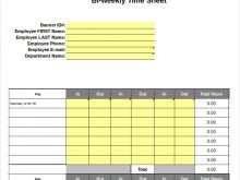 66 How To Create Biweekly Time Card Template Excel For Free with Biweekly Time Card Template Excel