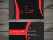 Business Card Template Black