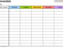 66 How To Create Class Schedule Calendar Template Photo by Class Schedule Calendar Template
