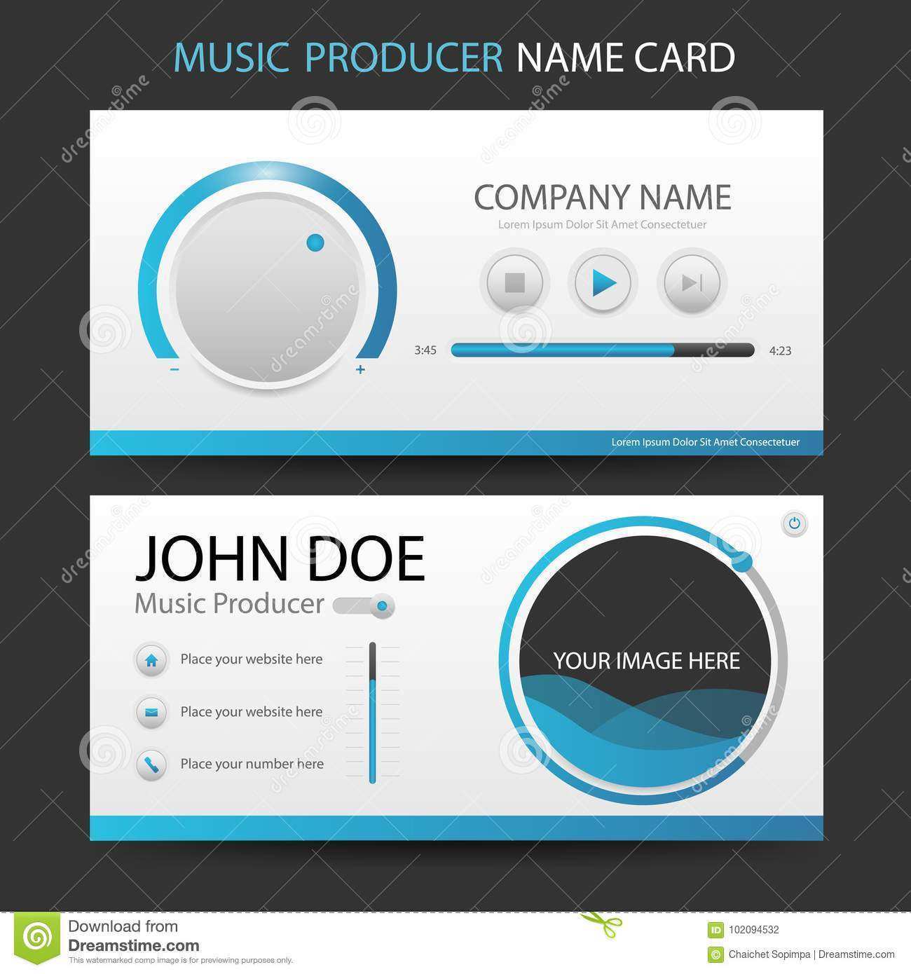 66 How To Create Name Card Template Music Now by Name Card Template Music