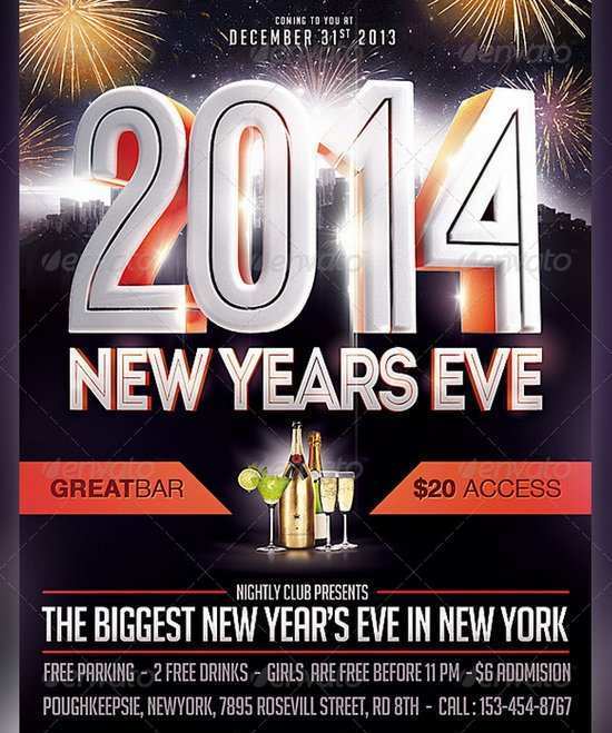 66 How To Create New Years Eve Party Flyer Template Now with New Years Eve Party Flyer Template