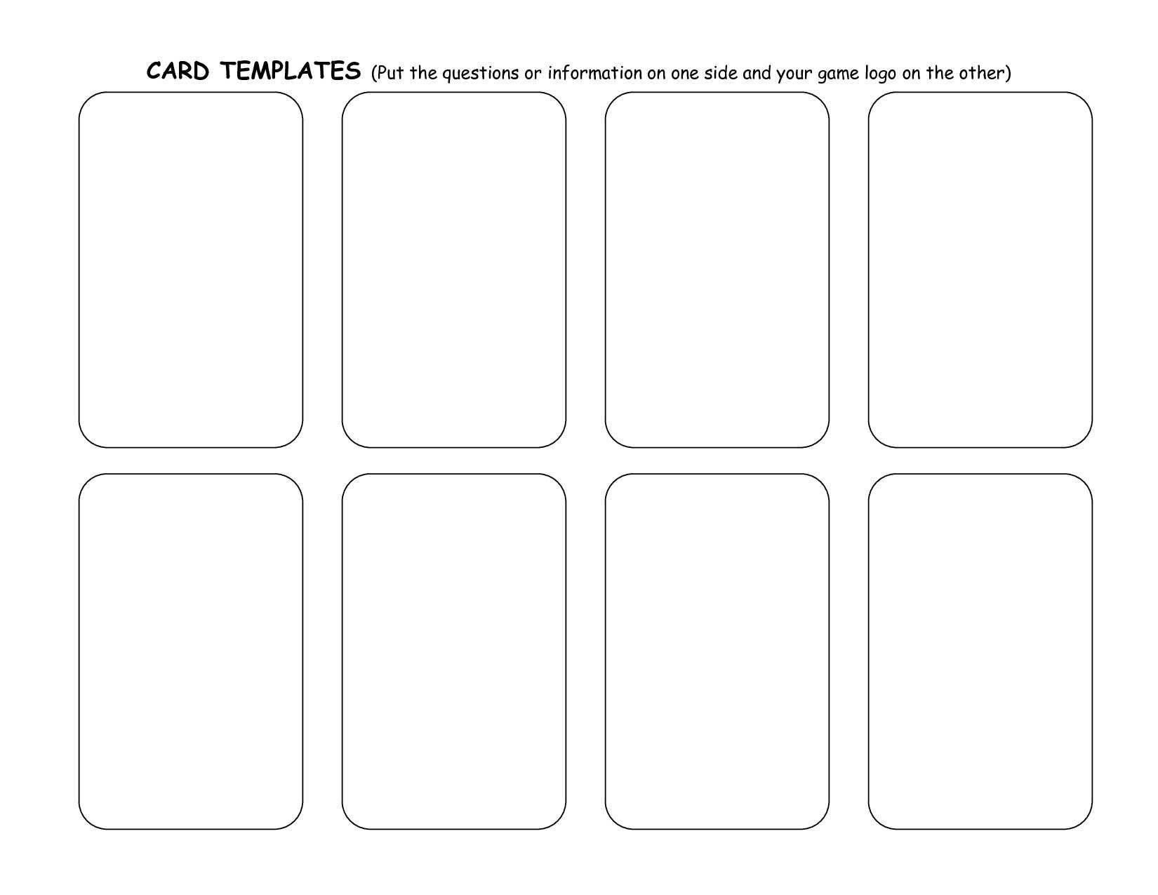 22 How To Create Playing Card Template On Word For Free for For Playing Card Template Word