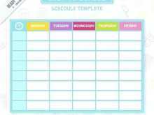 66 Online Back To School Schedule Template by Back To School Schedule Template