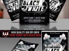66 Online Black And White Party Flyer Template by Black And White Party Flyer Template