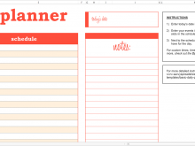 66 Online Daily Agenda Template Excel For Free by Daily Agenda Template Excel
