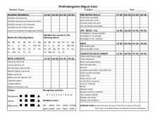 66 Online Homeschool Kindergarten Report Card Template Templates for Homeschool Kindergarten Report Card Template