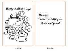 66 Online Mother Day Card Template To Color Download for Mother Day Card Template To Color