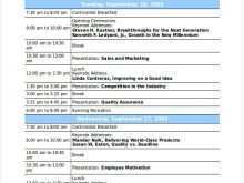66 Online Professional Conference Agenda Template Download with Professional Conference Agenda Template
